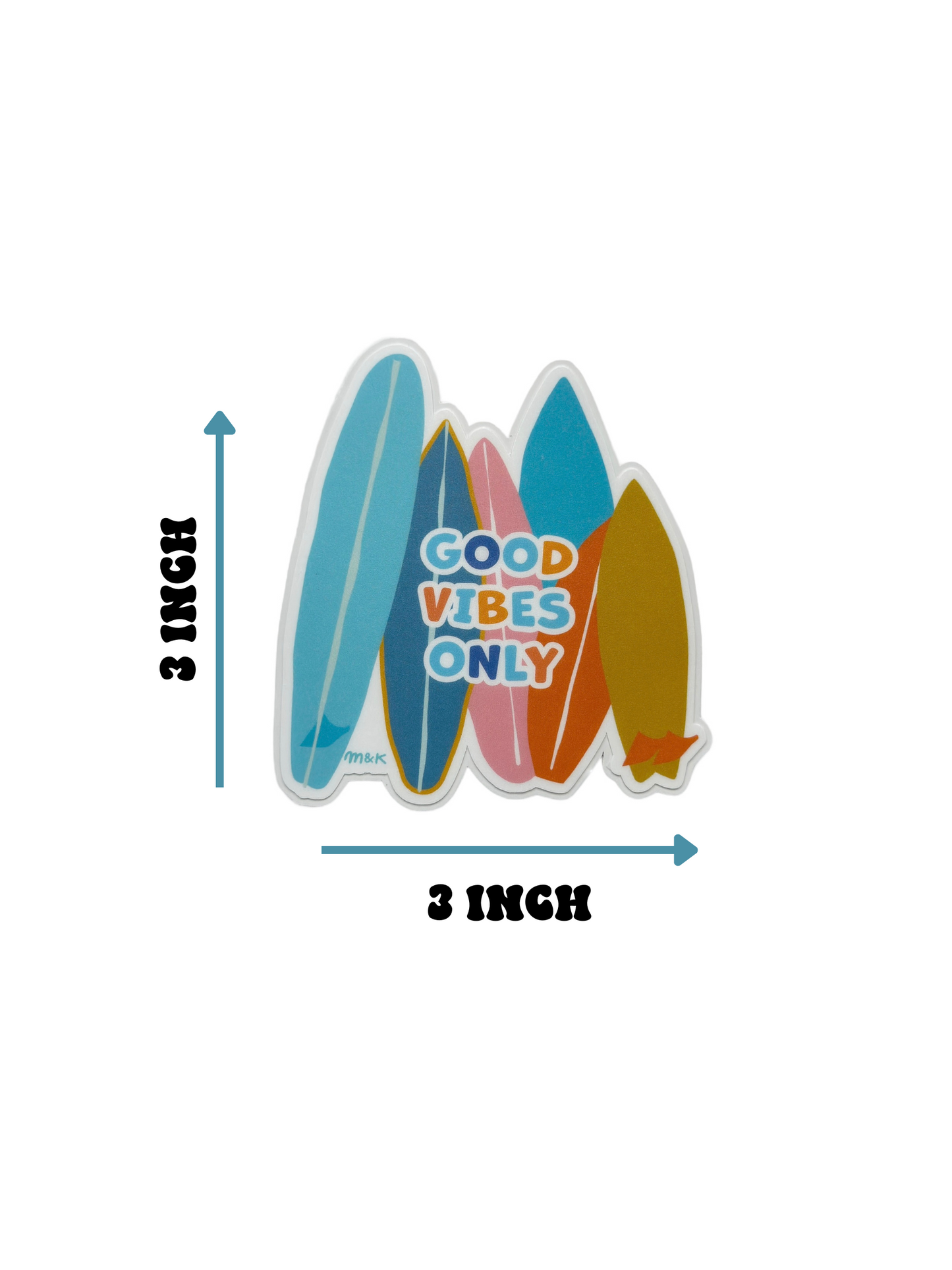 GOOD VIBES ONLY STICKERS