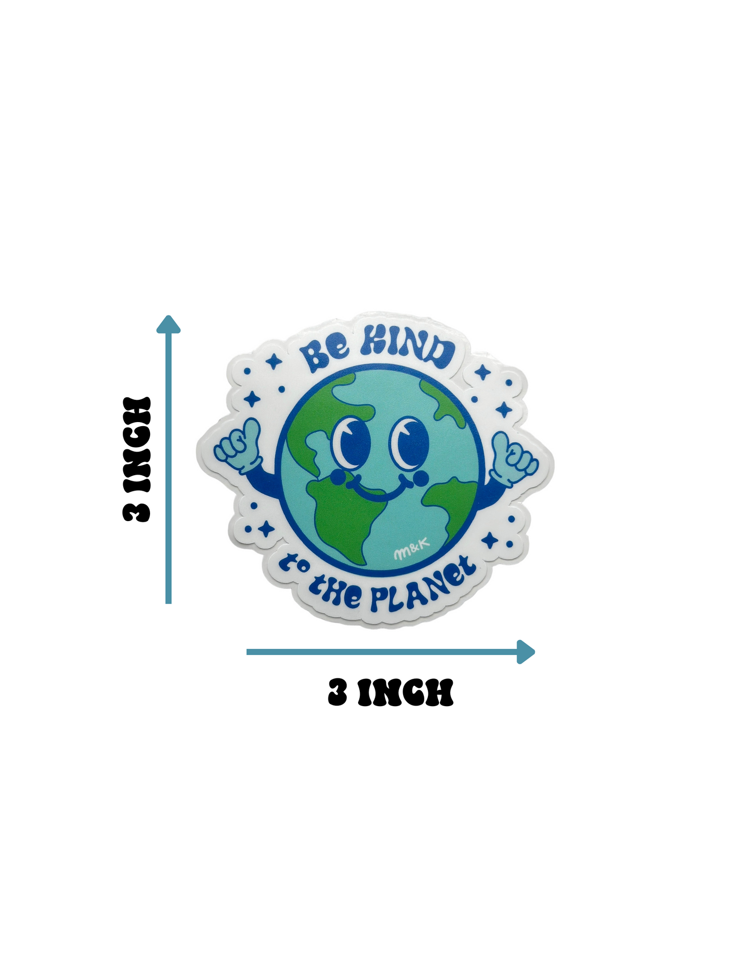 BE KIND TO THE PLANET STICKER