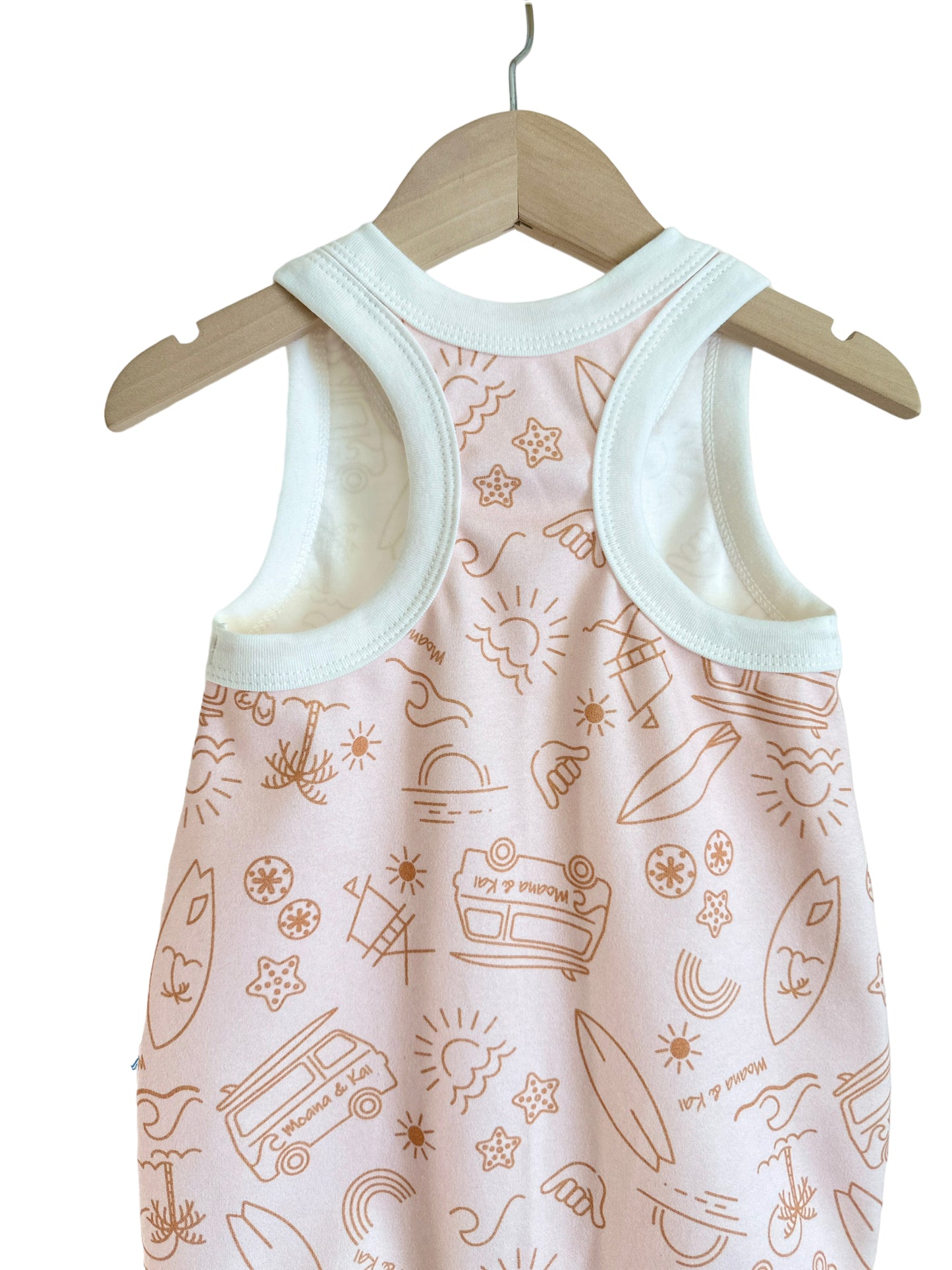 SUNSET VIBES SURFER ROMPER