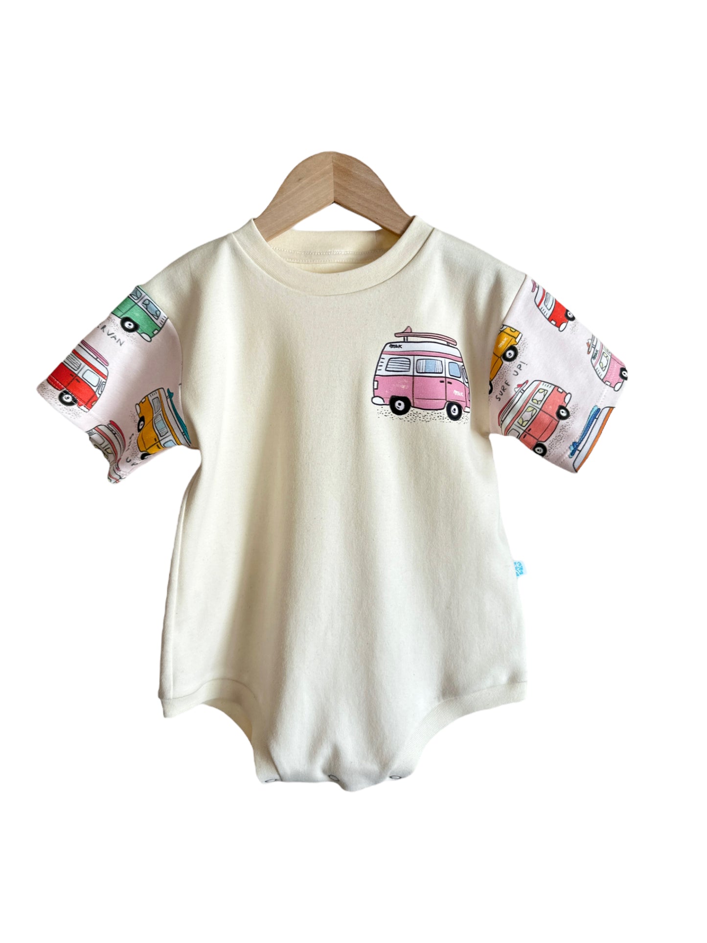 VAN LIFE (BUBBLE GUM) SHAKA ROMPER