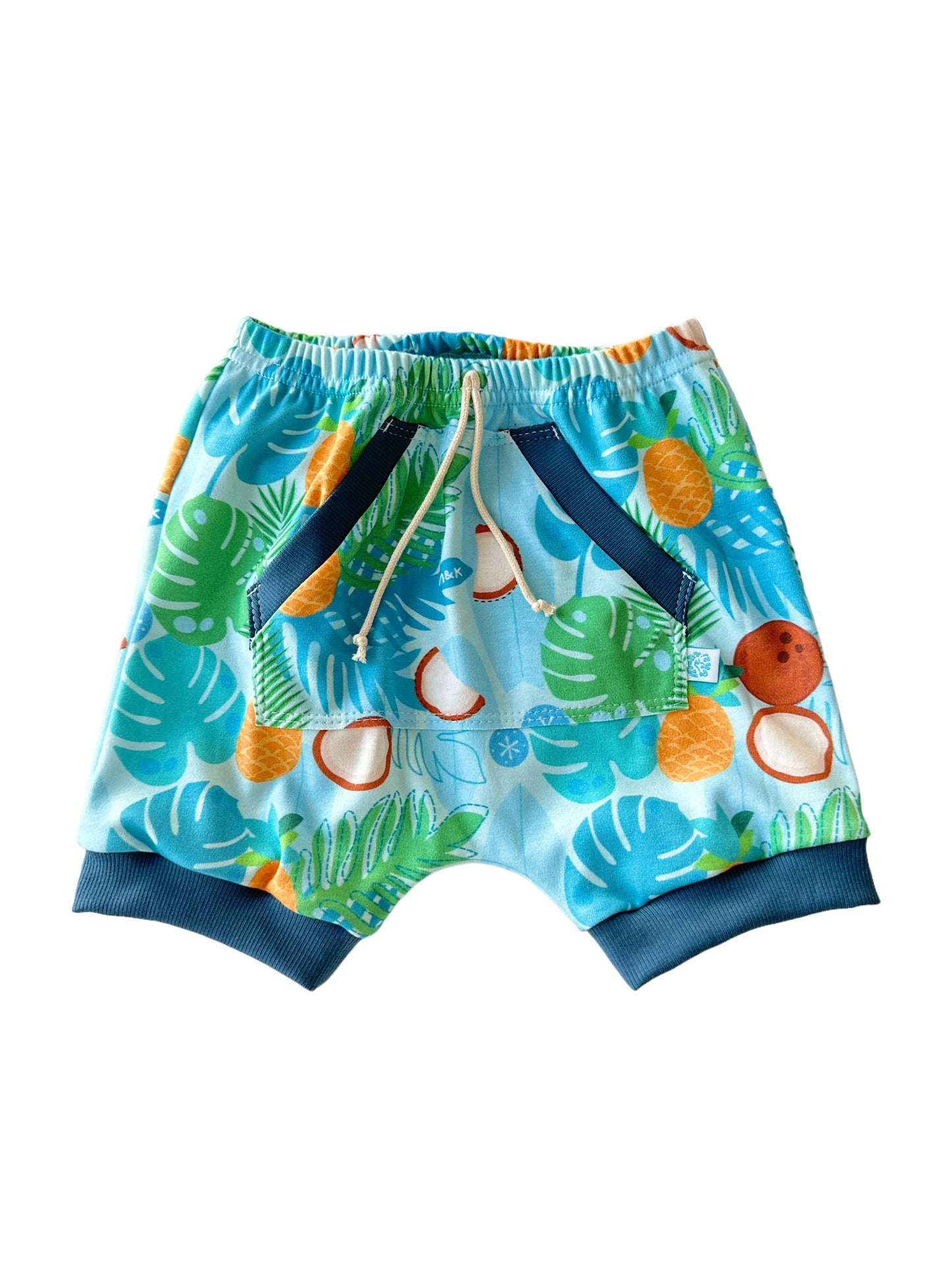 TROPICAL HAREM SHORTS