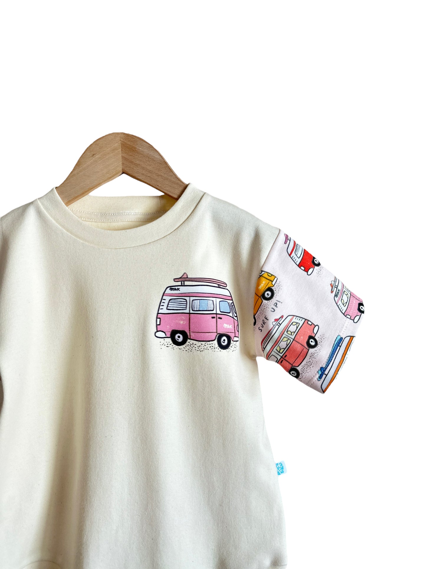VAN LIFE (BUBBLE GUM) SHAKA ROMPER