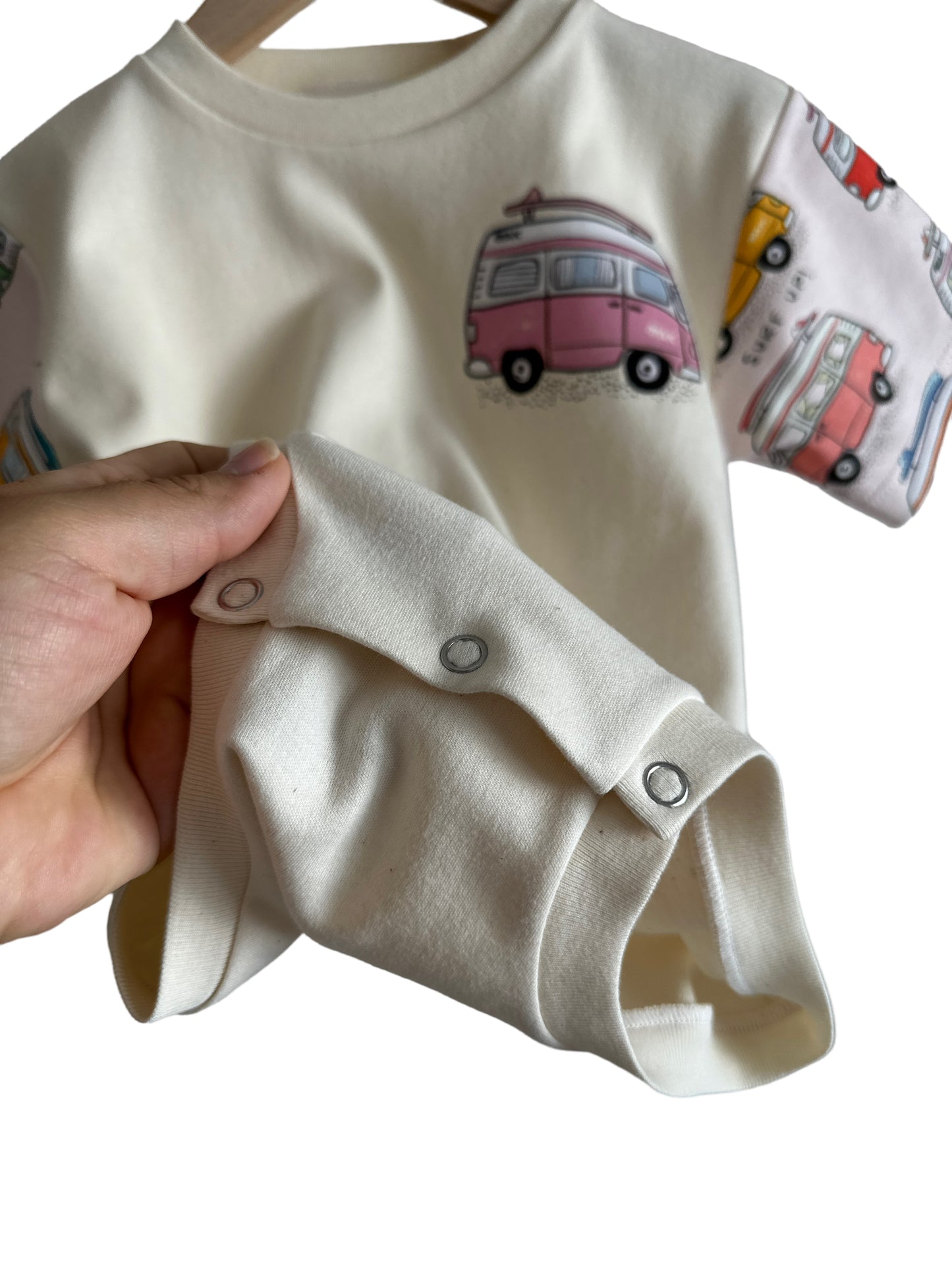 VAN LIFE (BUBBLE GUM) SHAKA ROMPER