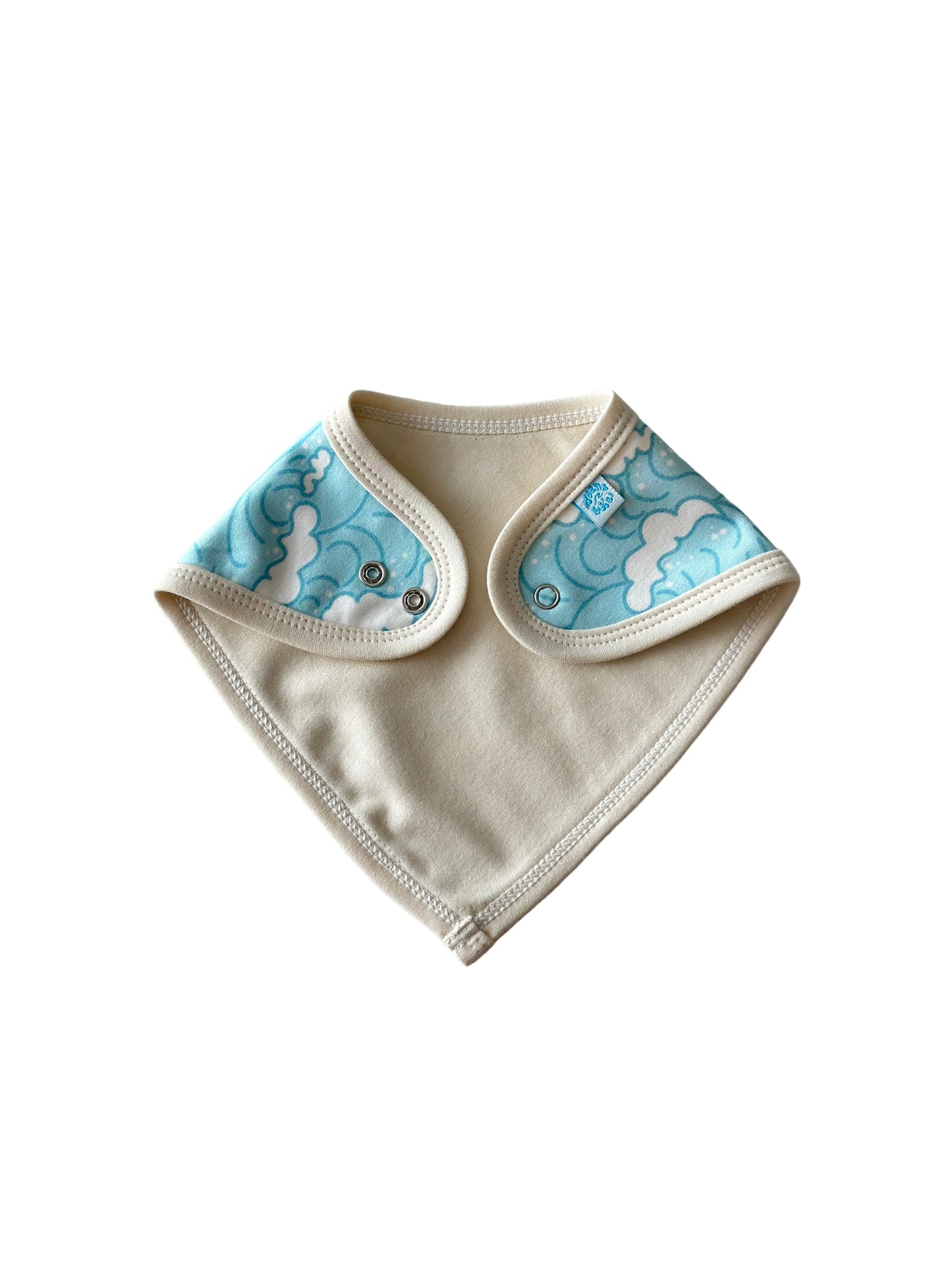RETRO BLUE WAVES BIB