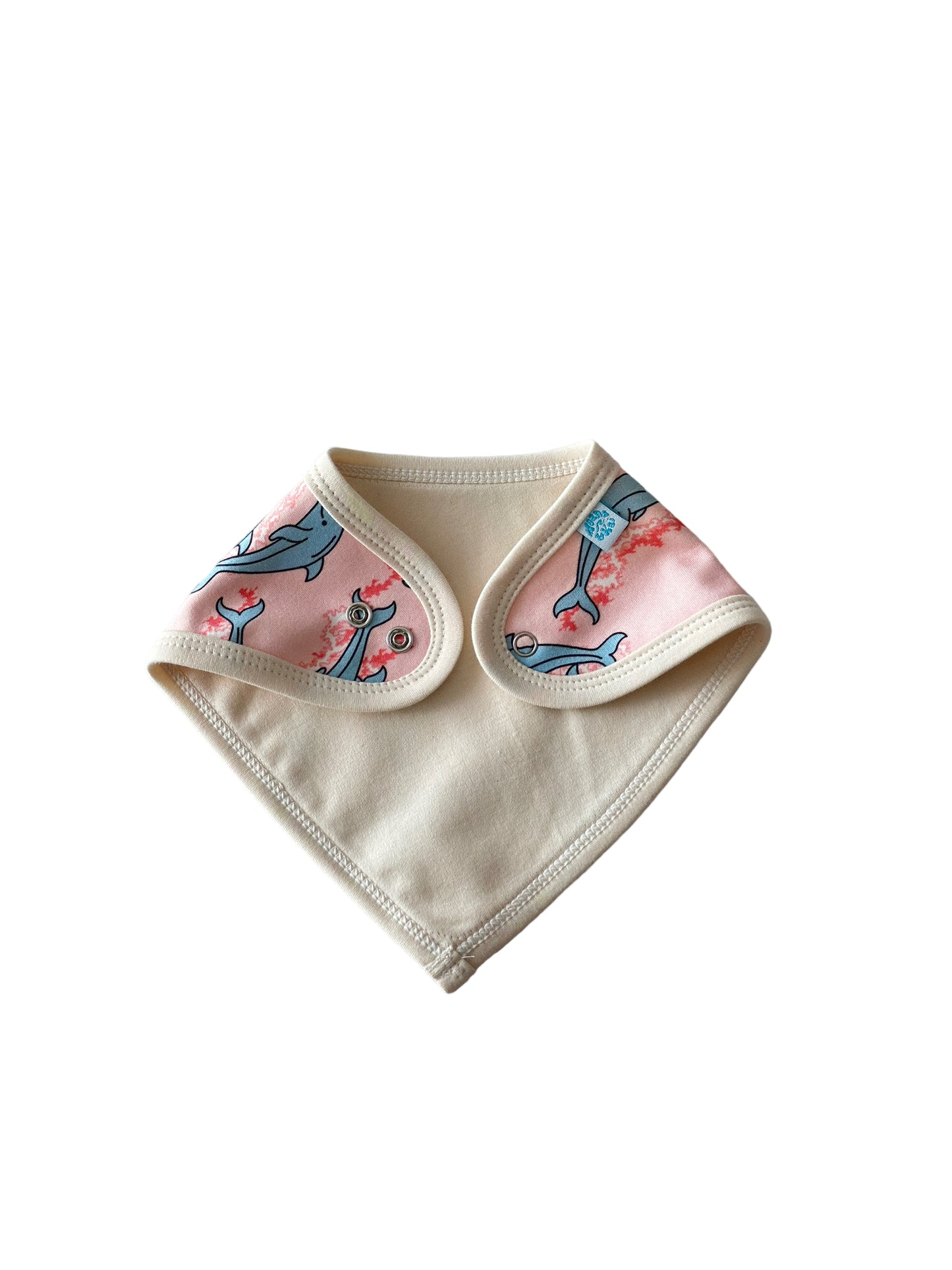DOLPHINS BUBBLEGUM BIB