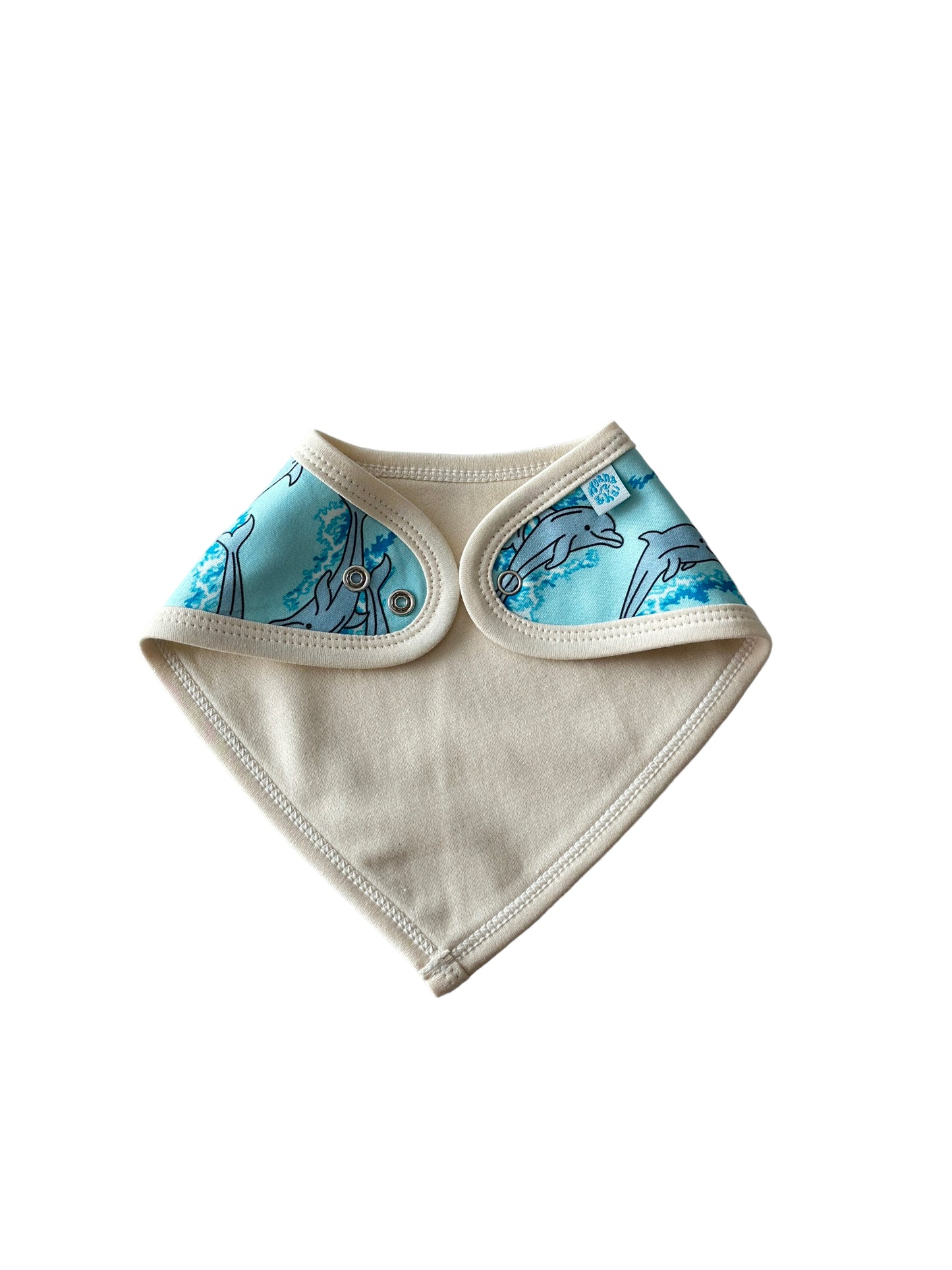 DOLPHINS BLUE BIB