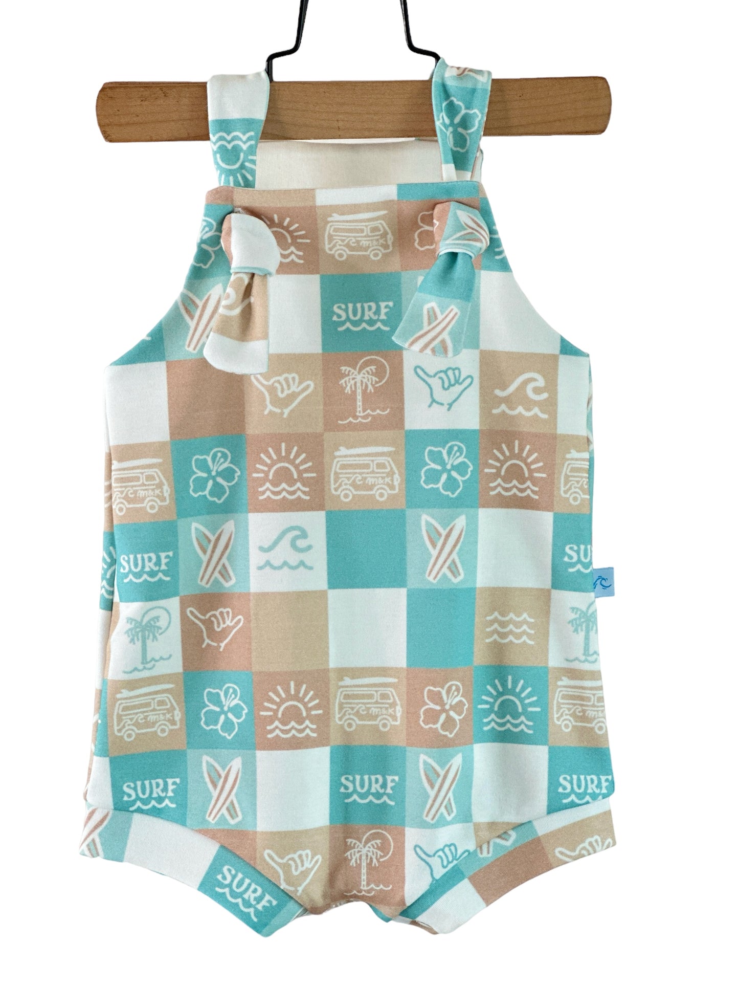 CHECKERS LITTLE KAI ROMPER