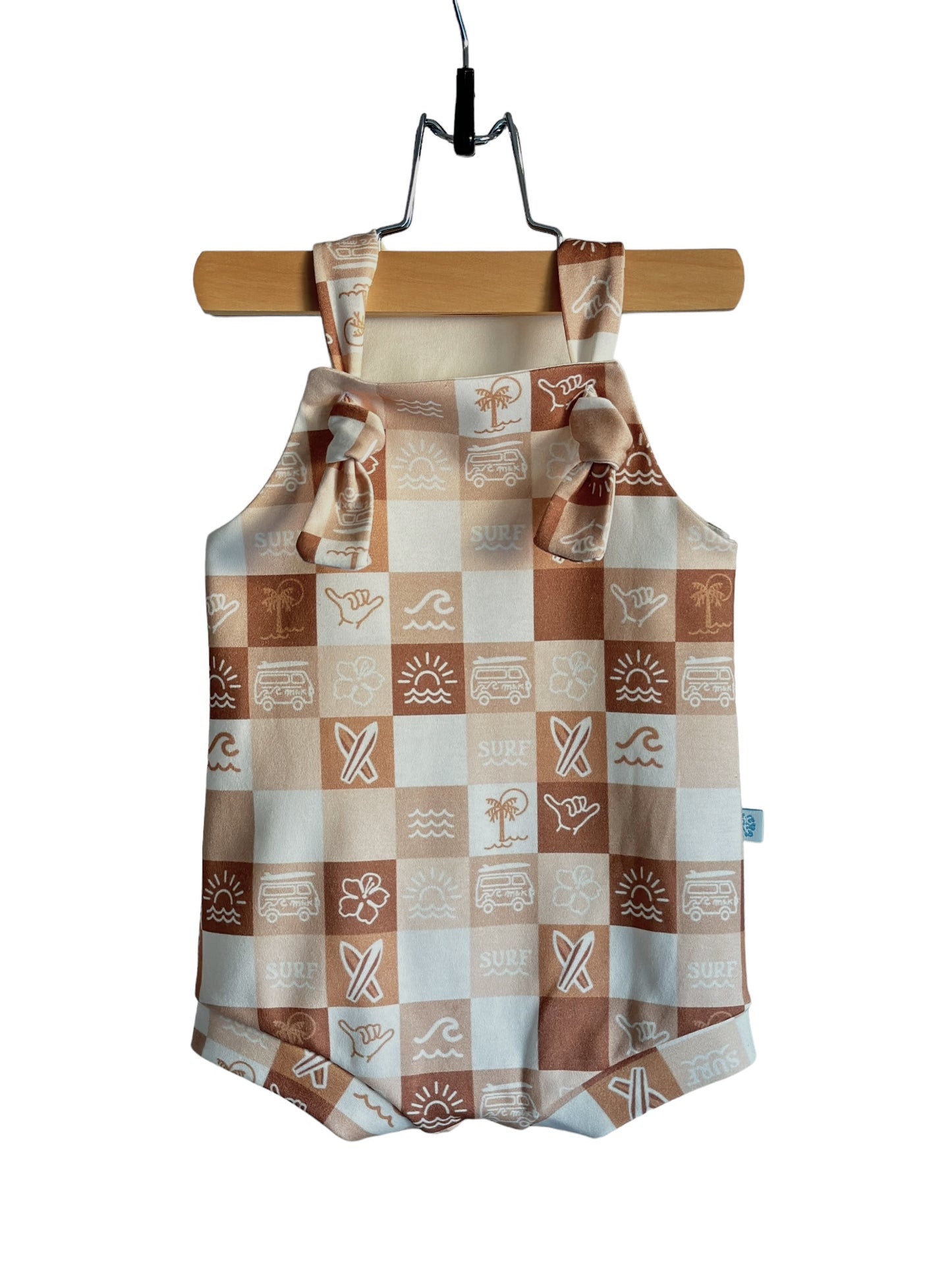 CHECKERS LITTLE KAI ROMPER