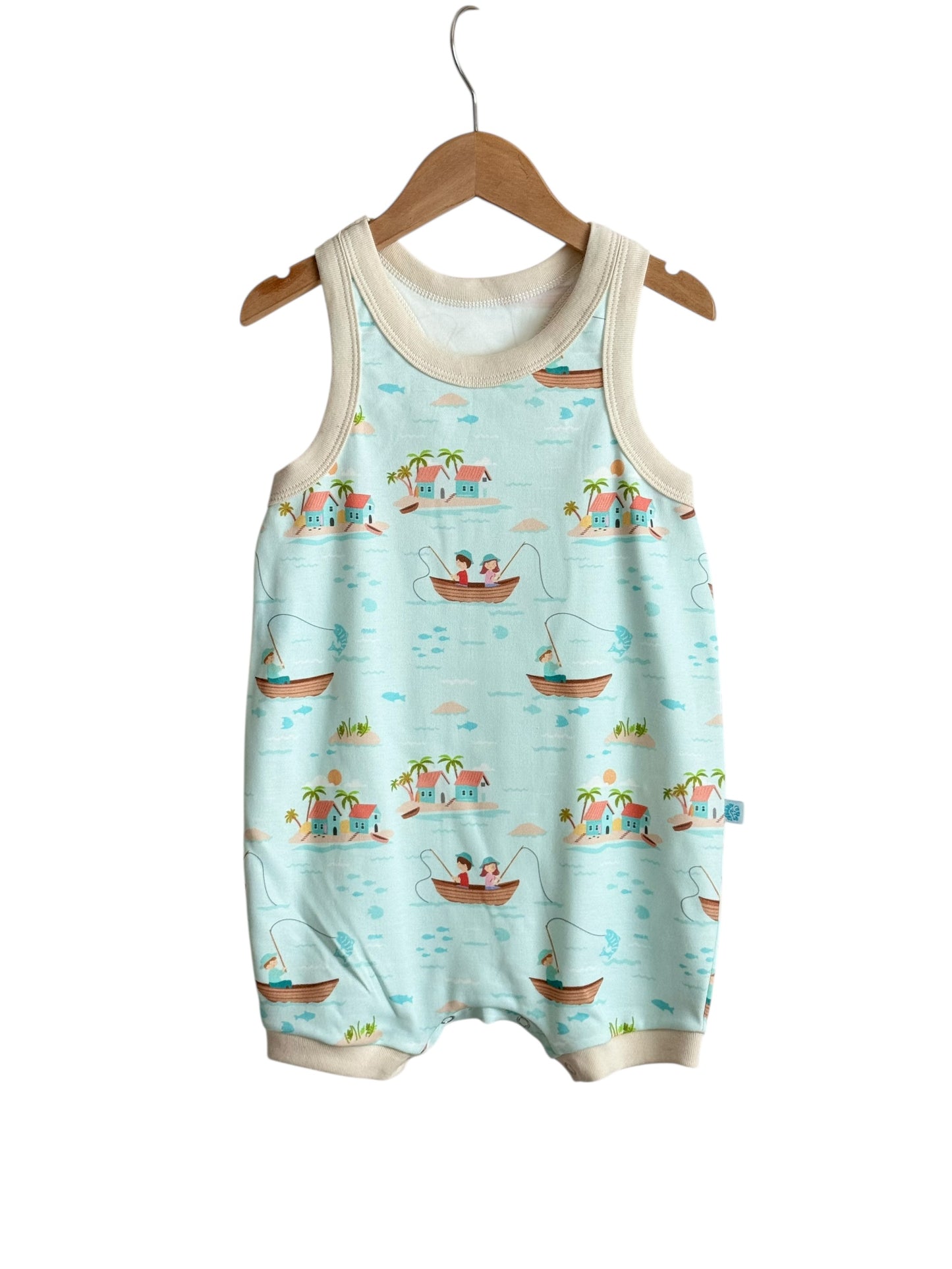 FISHING SURFER ROMPER