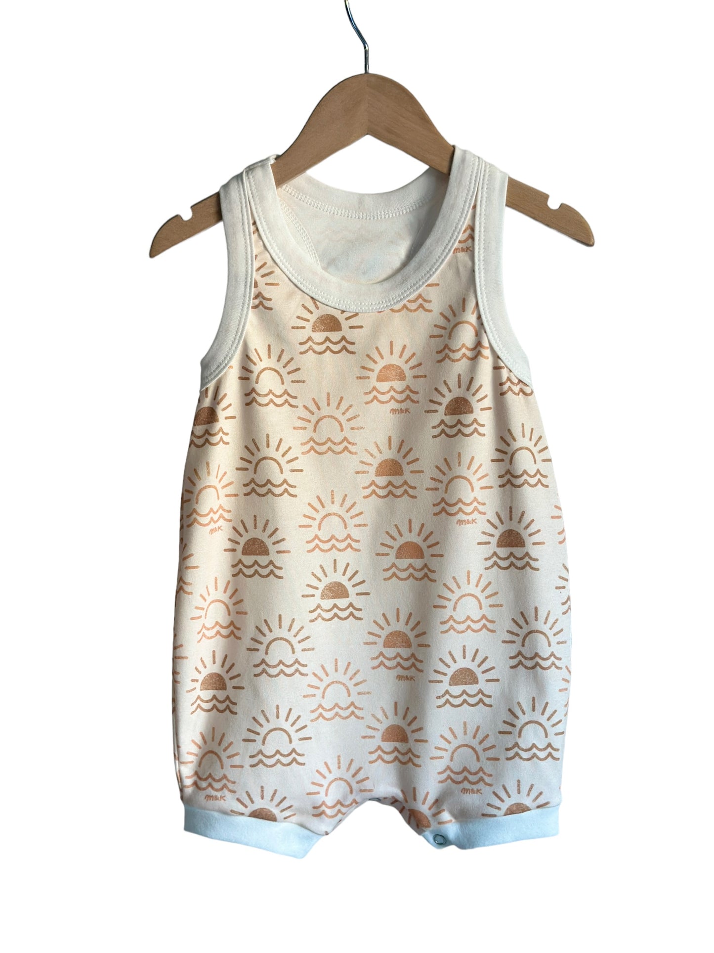 SUNSETS SURFER ROMPER