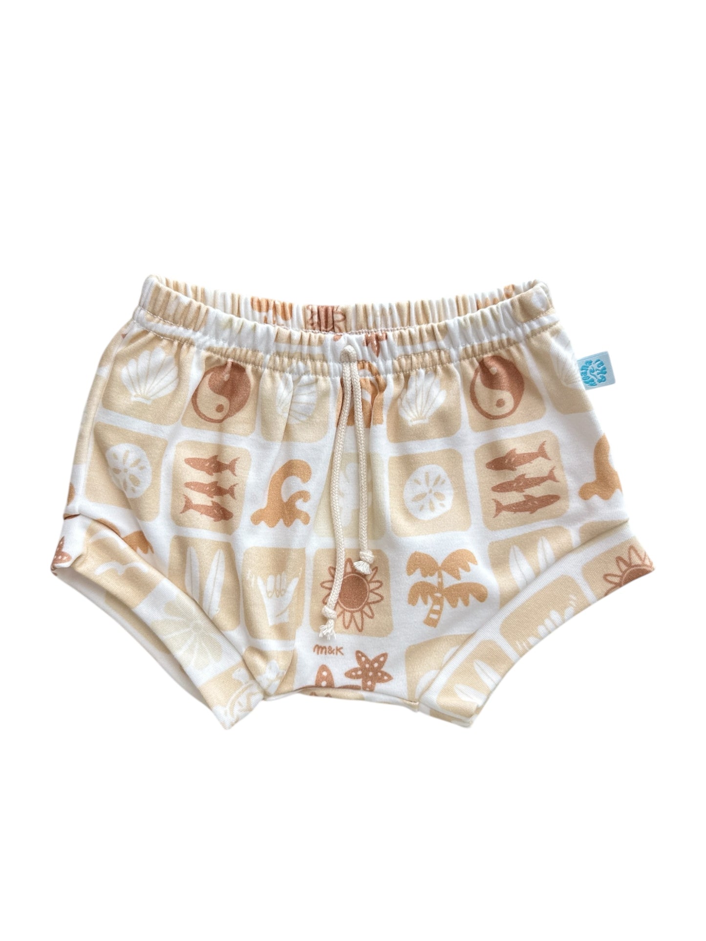 BROWN SUMMER CHECKERS BUMMIES