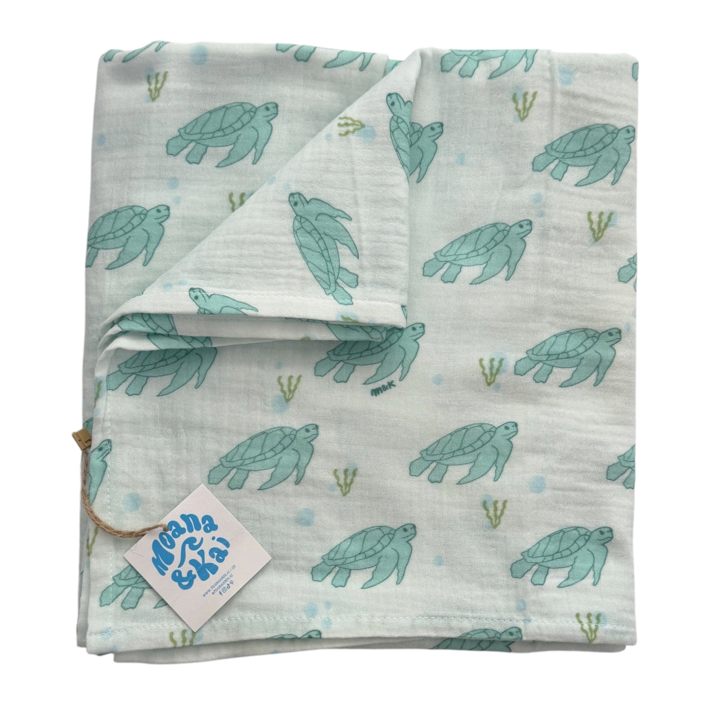 Turtle Swaddle Blanket