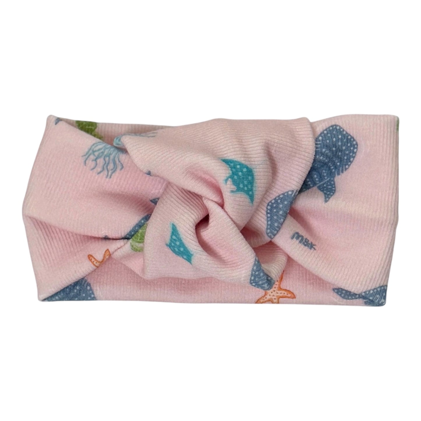 Whale Shark Pink Rib Headband