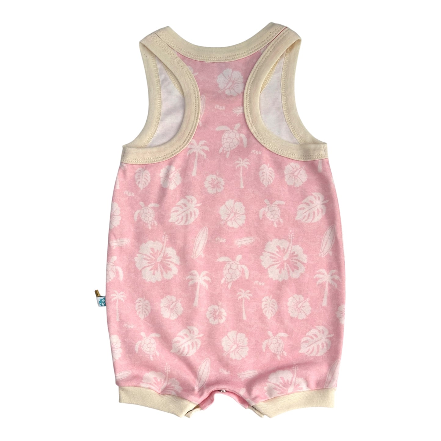 Tropical Pink Surfer Romper
