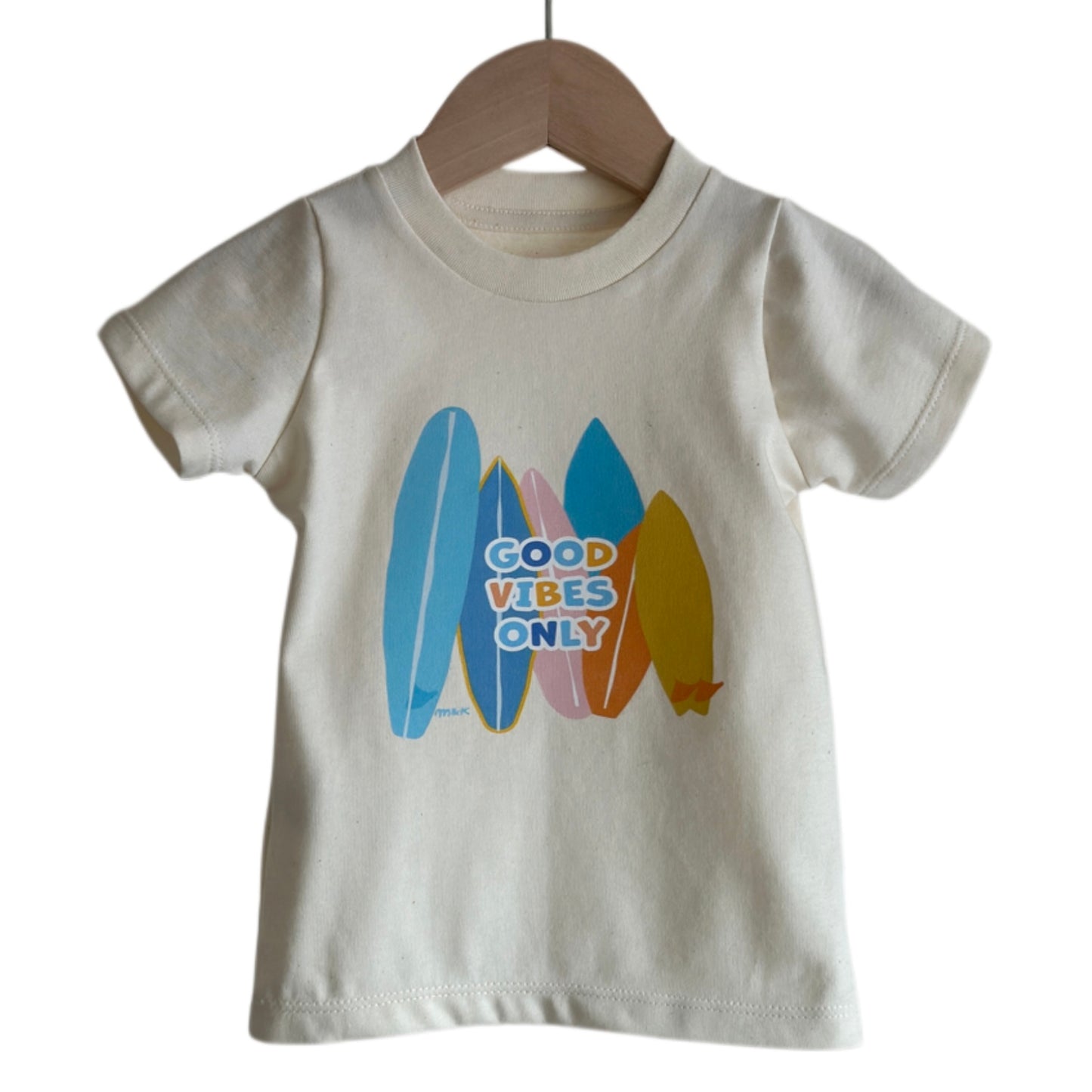 GOOD VIBES ONLY GRAPHIC T-SHIRT