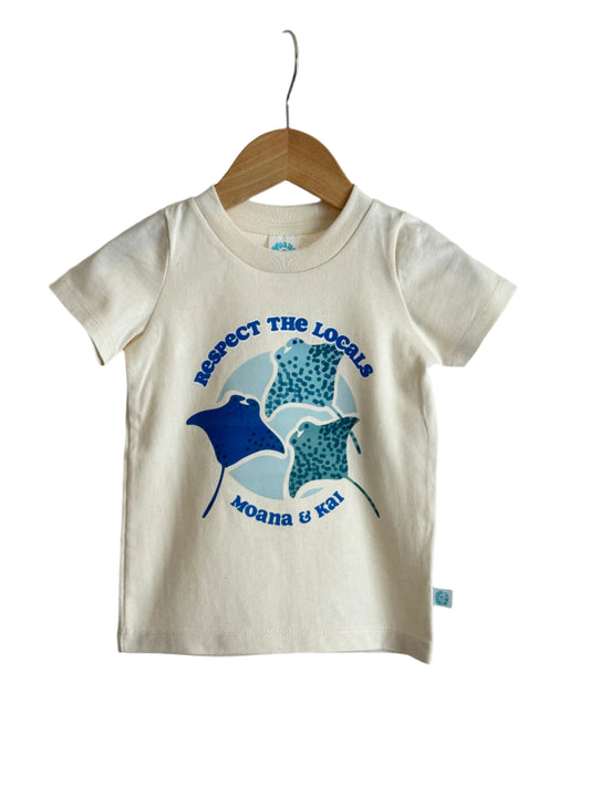 RESPECT THE LOCALS STINGRAY GRAPHIC T-SHIRT