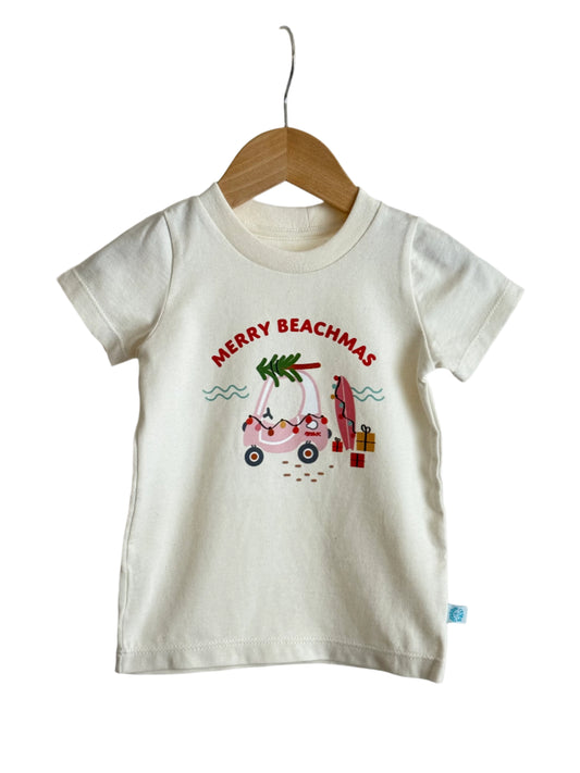 BUBBLEGUM MERRY BEACHMAS GRAPHIC T-SHIRT