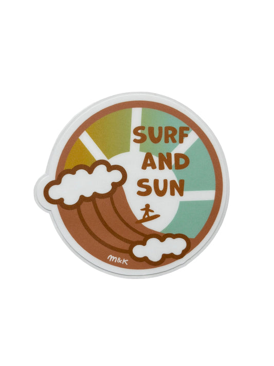 SURF AND SUN STICKER