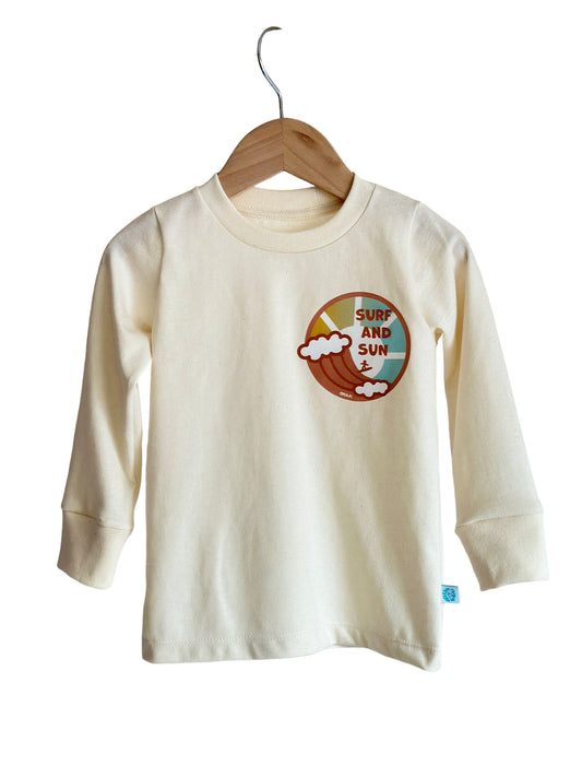 SURF AND SUN LONG SLEEVE GRAPHIC T-SHIRT