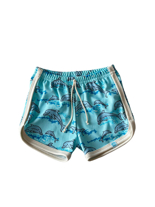 DOLPHINS BLUE SURF SHORTS
