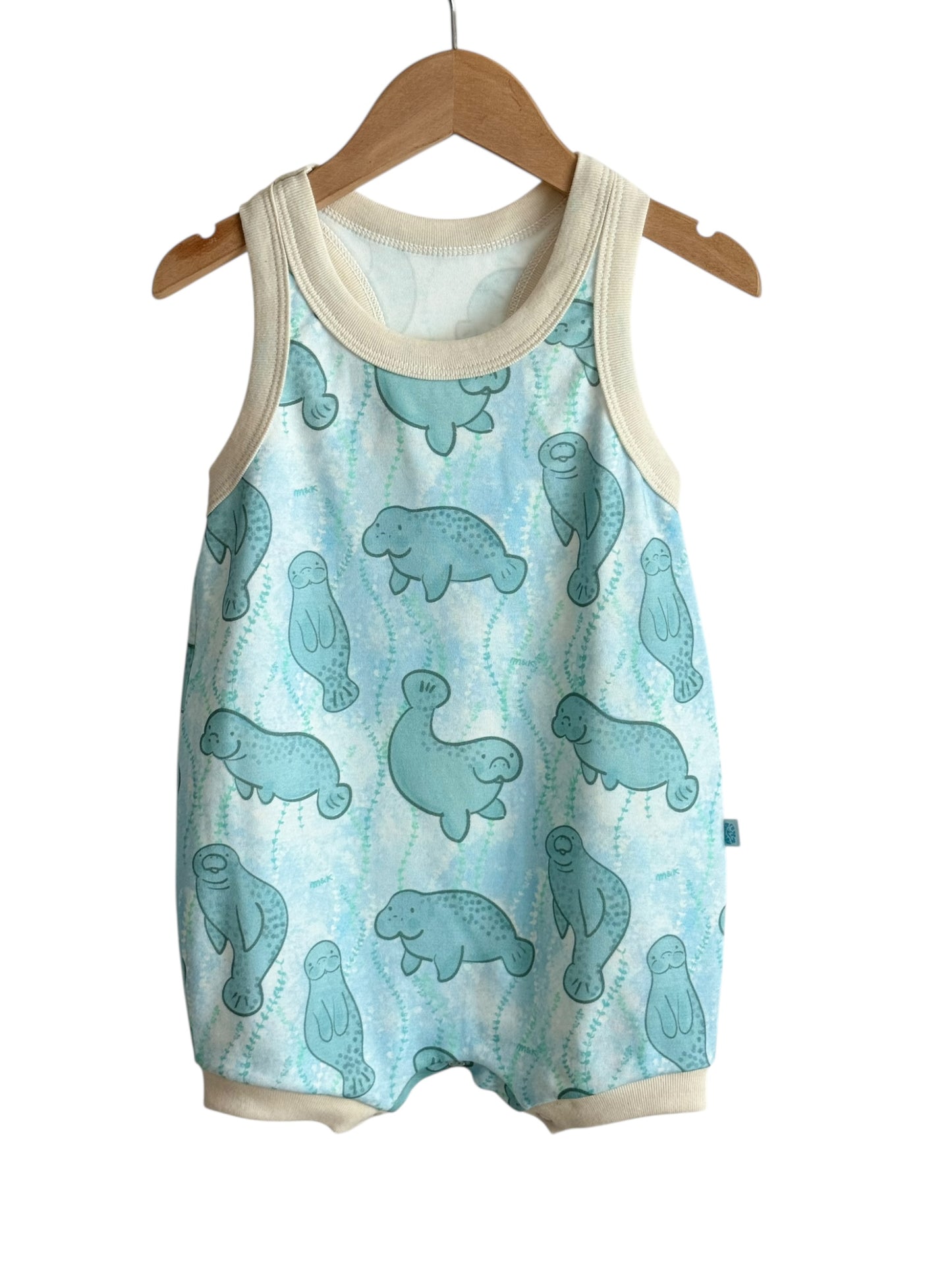MANATEES SURFER ROMPER
