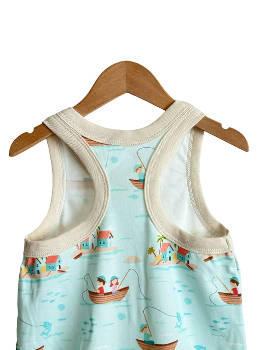 FISHING SURFER ROMPER