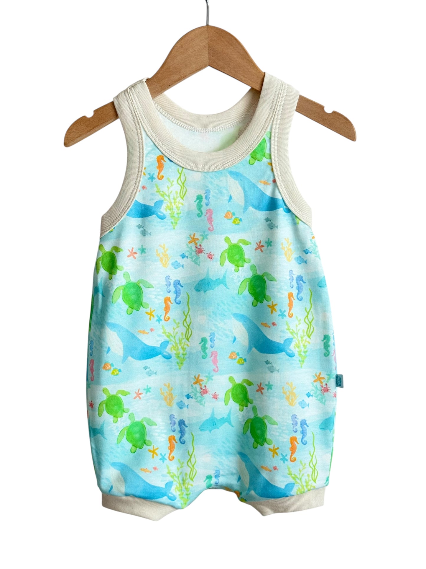 OCEAN LIFE SURFER ROMPER