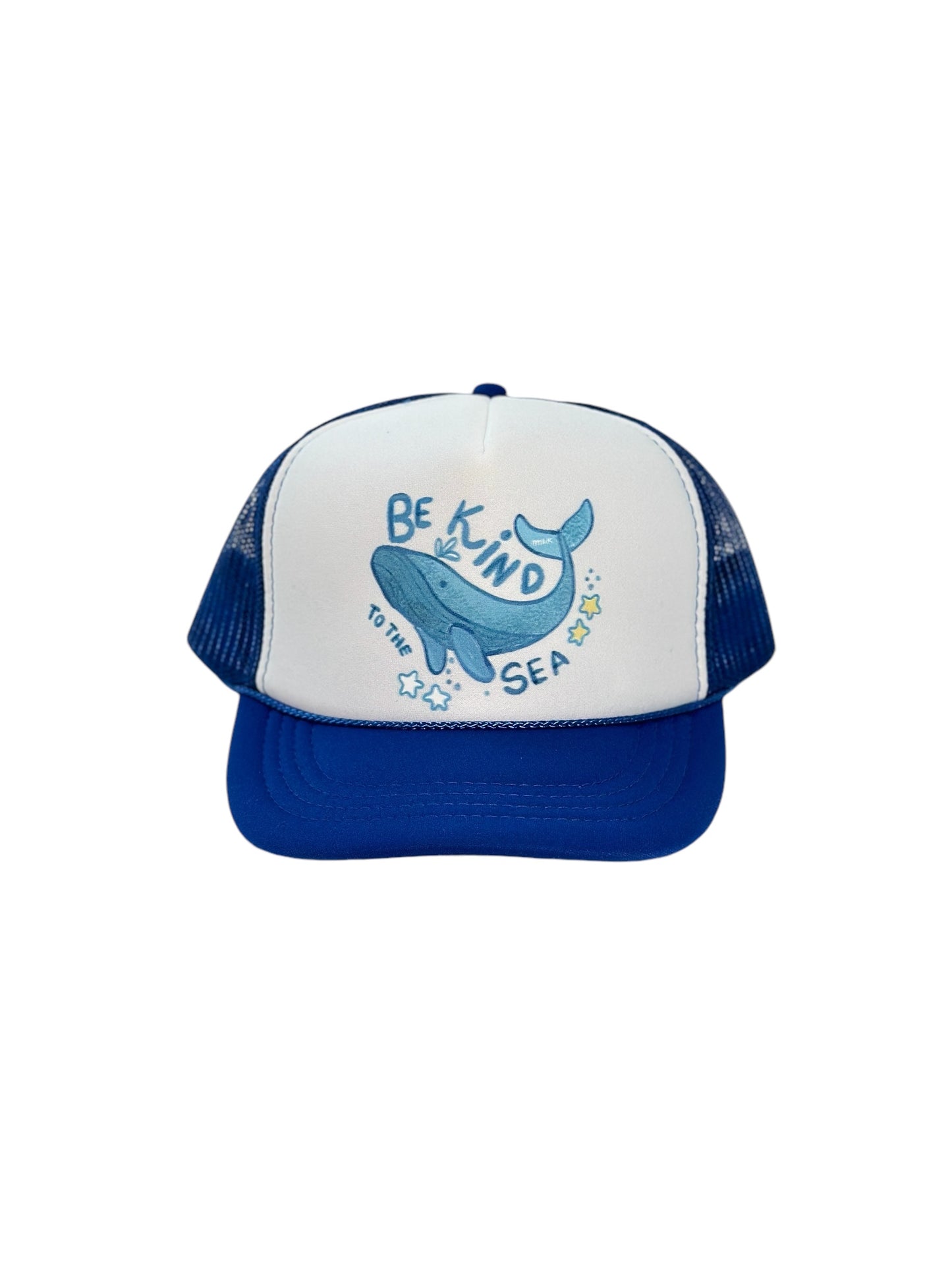 BE KIND TO THE SEA TRUCKER HAT