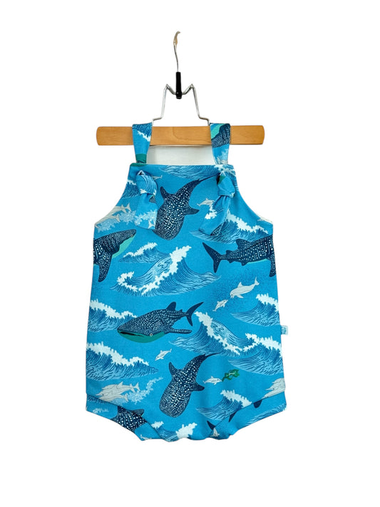 WHALES SHARK LITTLE KAI ROMPER