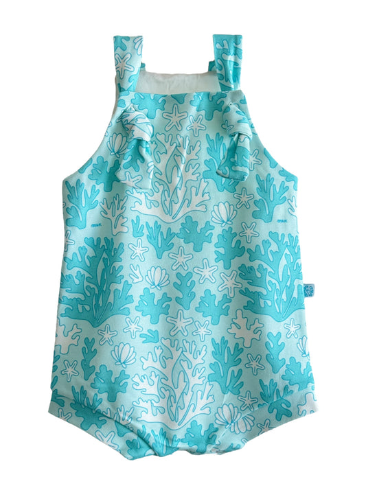 CORAL REEF LITTLE KAI ROMPER