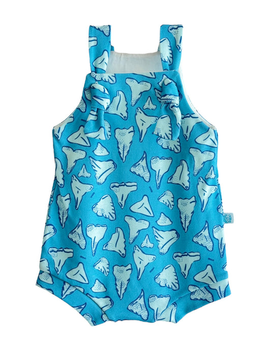 SHARK TEETH LITTLE KAI ROMPER