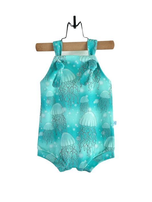 GREEN JELLYFISH LITTLE KAI ROMPER