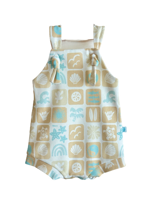 SUMMER CHECKERS LITTLE KAI ROMPER