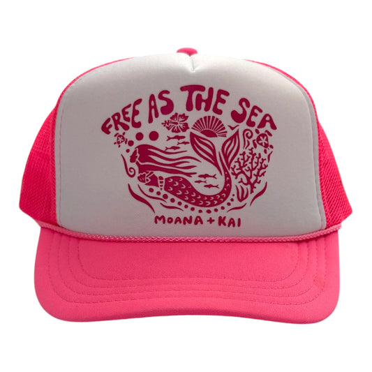 Free As The Sea Trucker Hat
