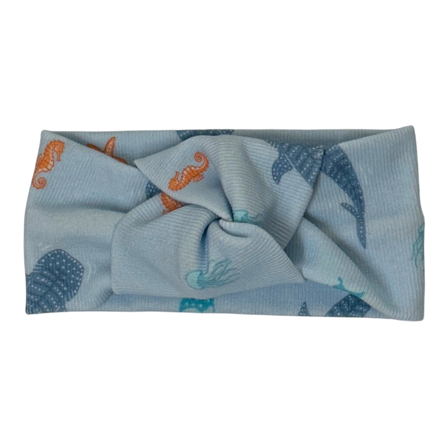 Whale Shark Blue Rib Headband