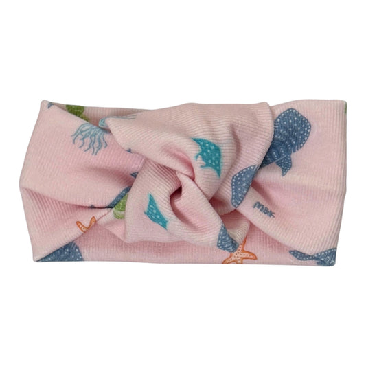 Whale Shark Pink Rib Headband