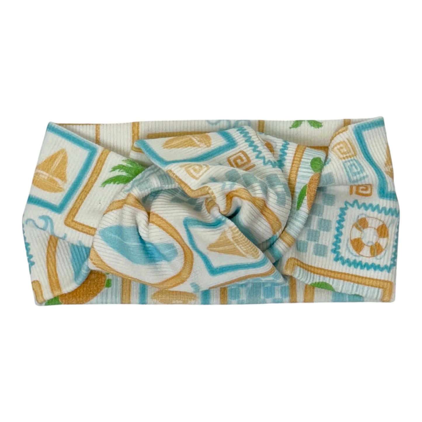 Beach Blue Rib Headband