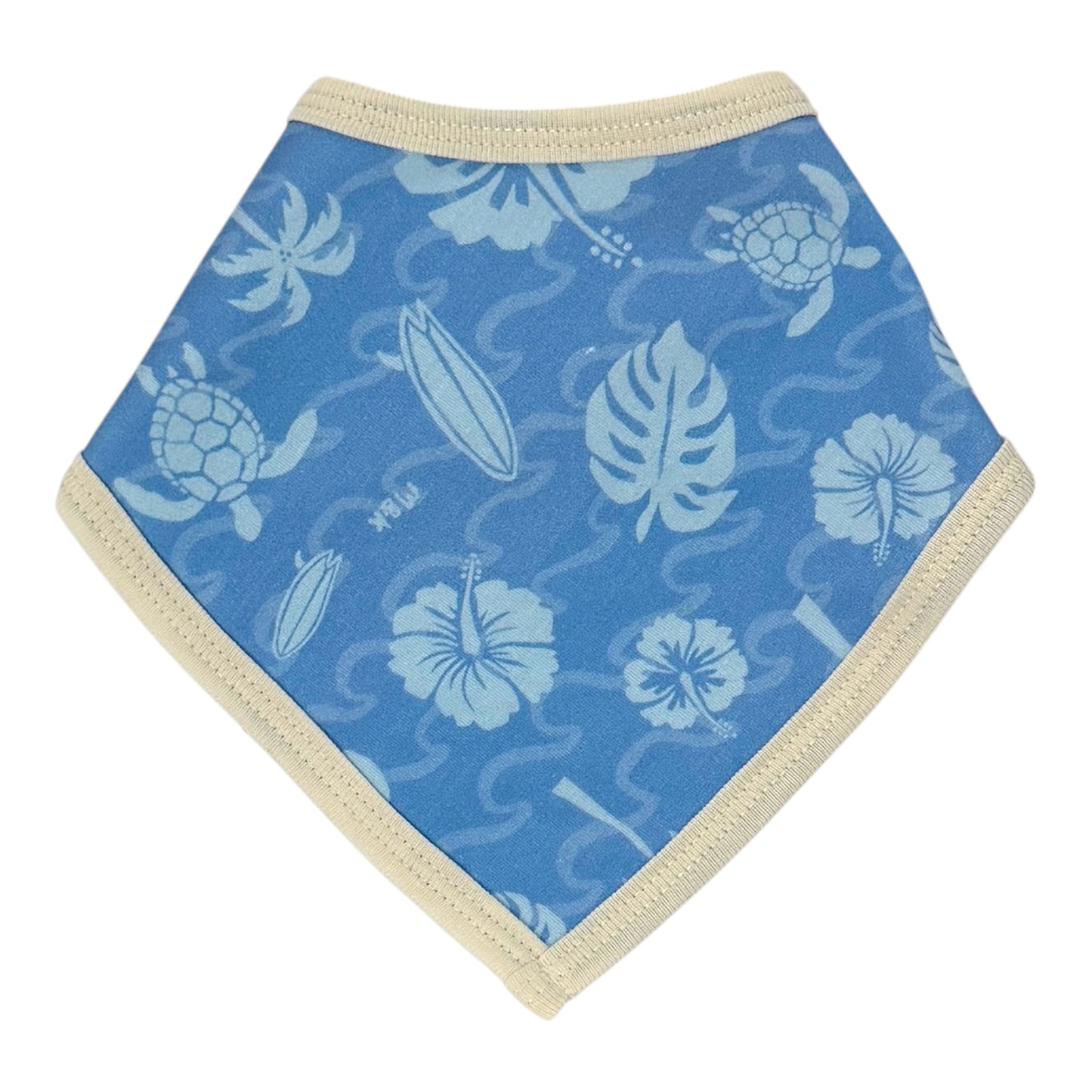 Tropical Blue Baby Bib