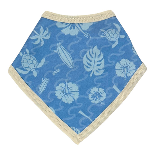 Tropical Blue Baby Bib