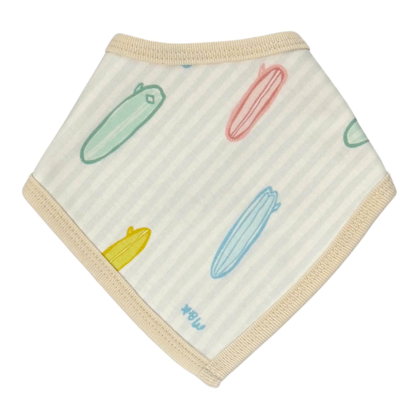 Surfboards Blue Baby Bib