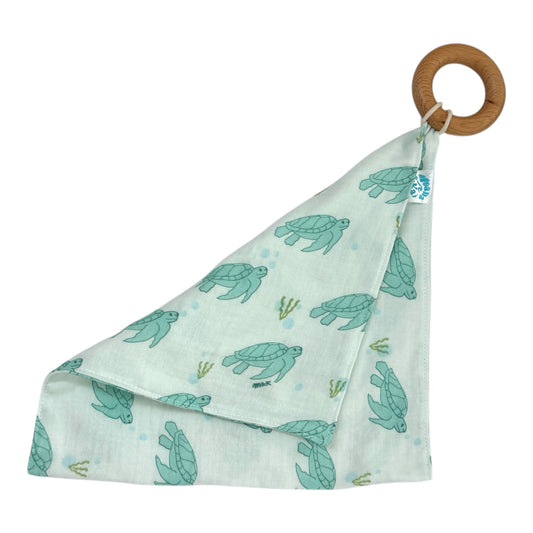 Turtle Organic Maple Teething Ring