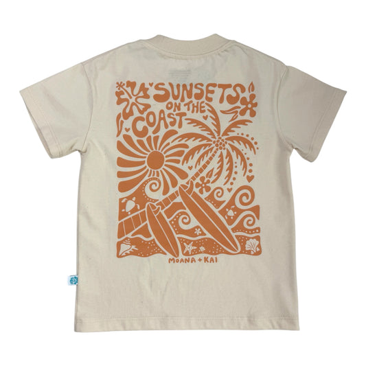 Sunsets Oversized Graphic Tee