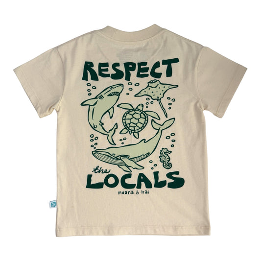 Respect The Locals Oversized Graphic Tee
