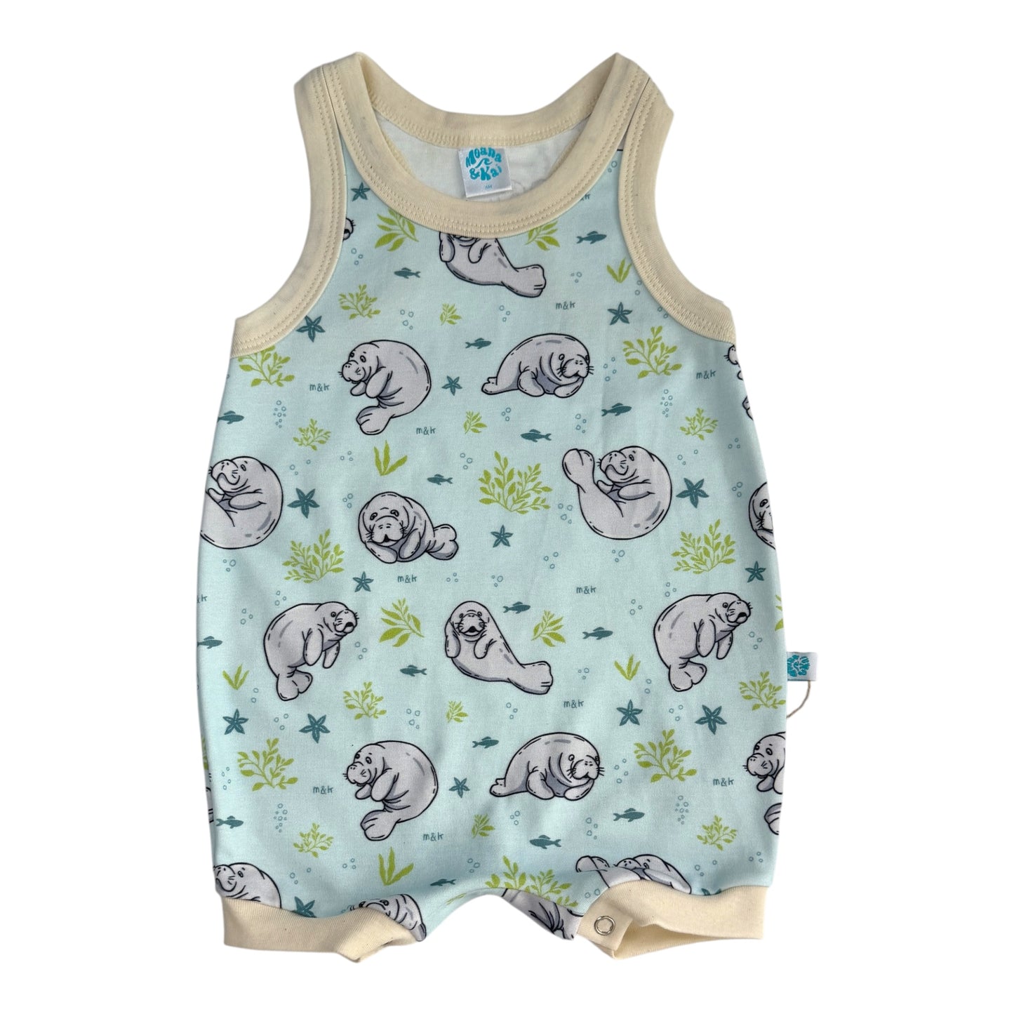 Manatee Surfer Romper