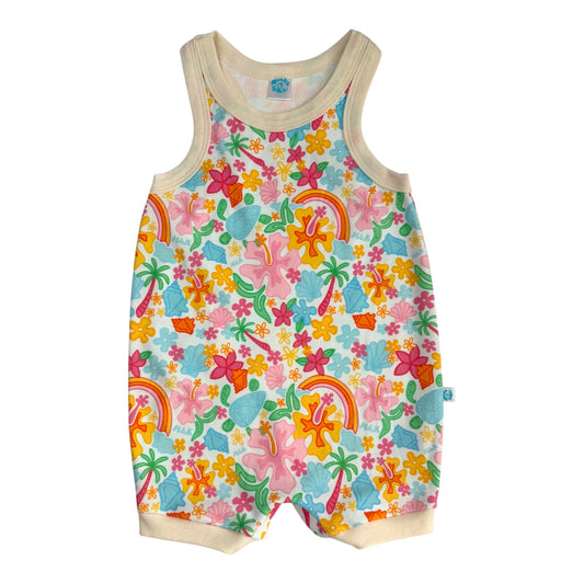 Rainbow Surfer Romper