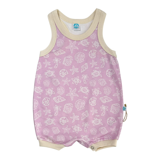 Shells Lavender Surfer Romper