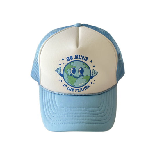 BE KIND TO THE PLANET TRUCKER HAT